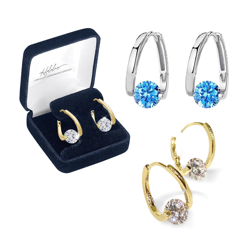 🔥Histone Lymphvitc MagneTherapy Germanium Earrings