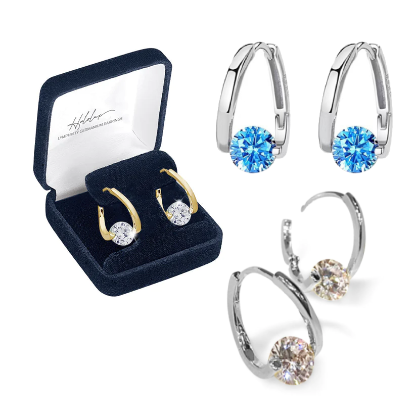 🔥Histone Lymphvitc MagneTherapy Germanium Earrings
