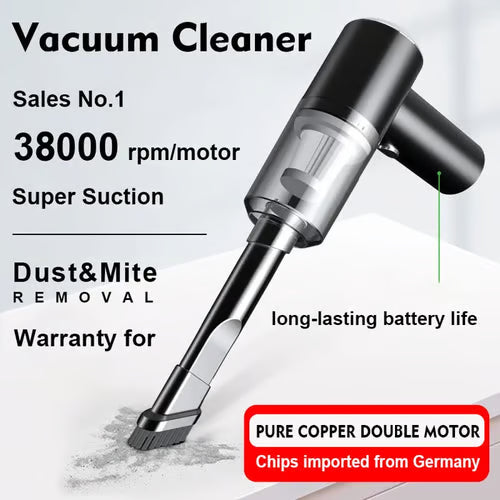 🔥HOT SALE ✨ Powerful Wireless Car Vacuum Cleaner
