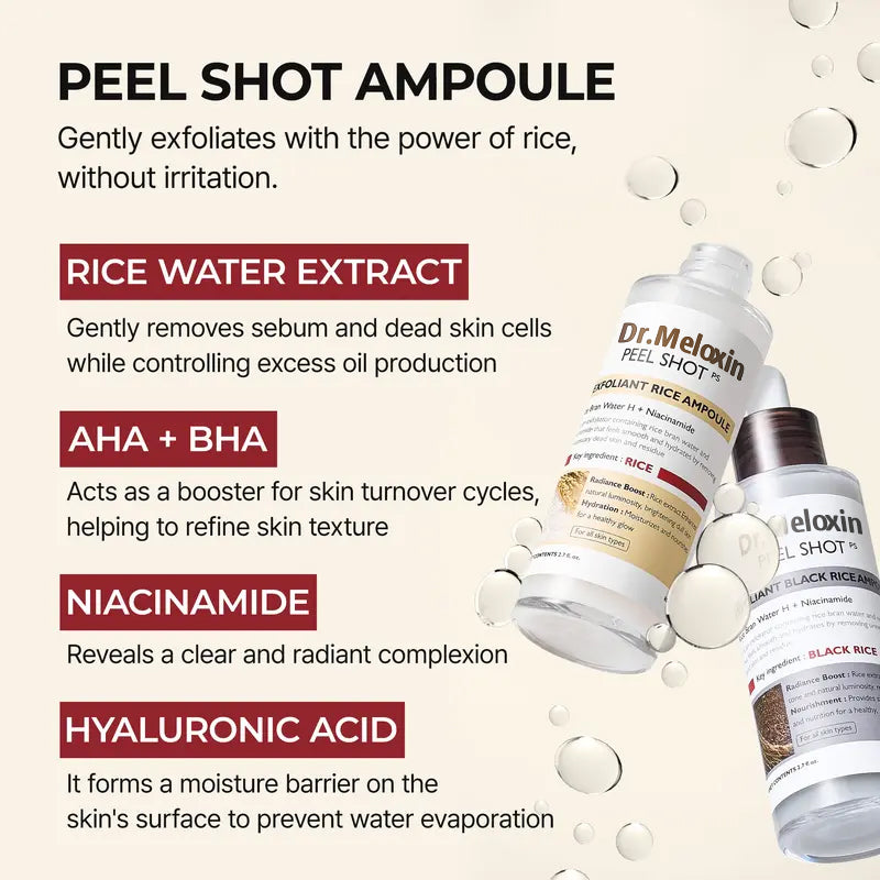 Final 3 Hours: 60% OFF🔥 Gentle Exfoliator Glow Rice Ampoule-Suitable for All Skin Types