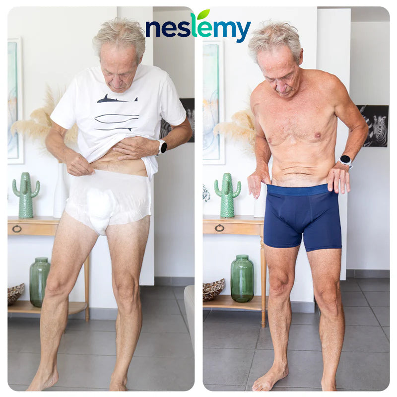 Men’s Washable Incontinence Boxer Briefs