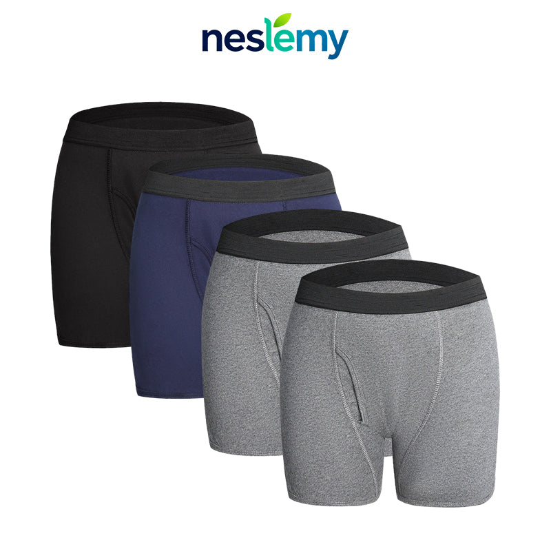 Men’s Washable Incontinence Boxer Briefs